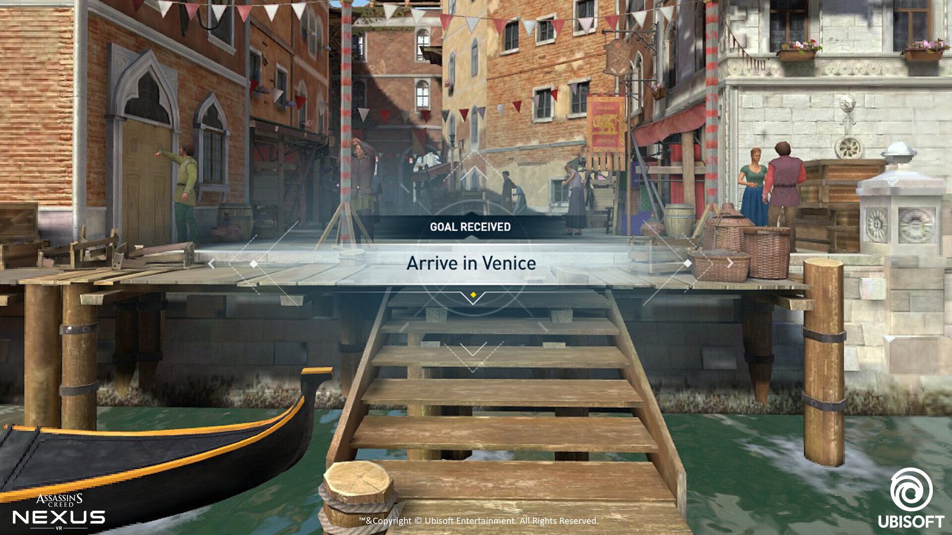 Goal banner: Arrive in Venice