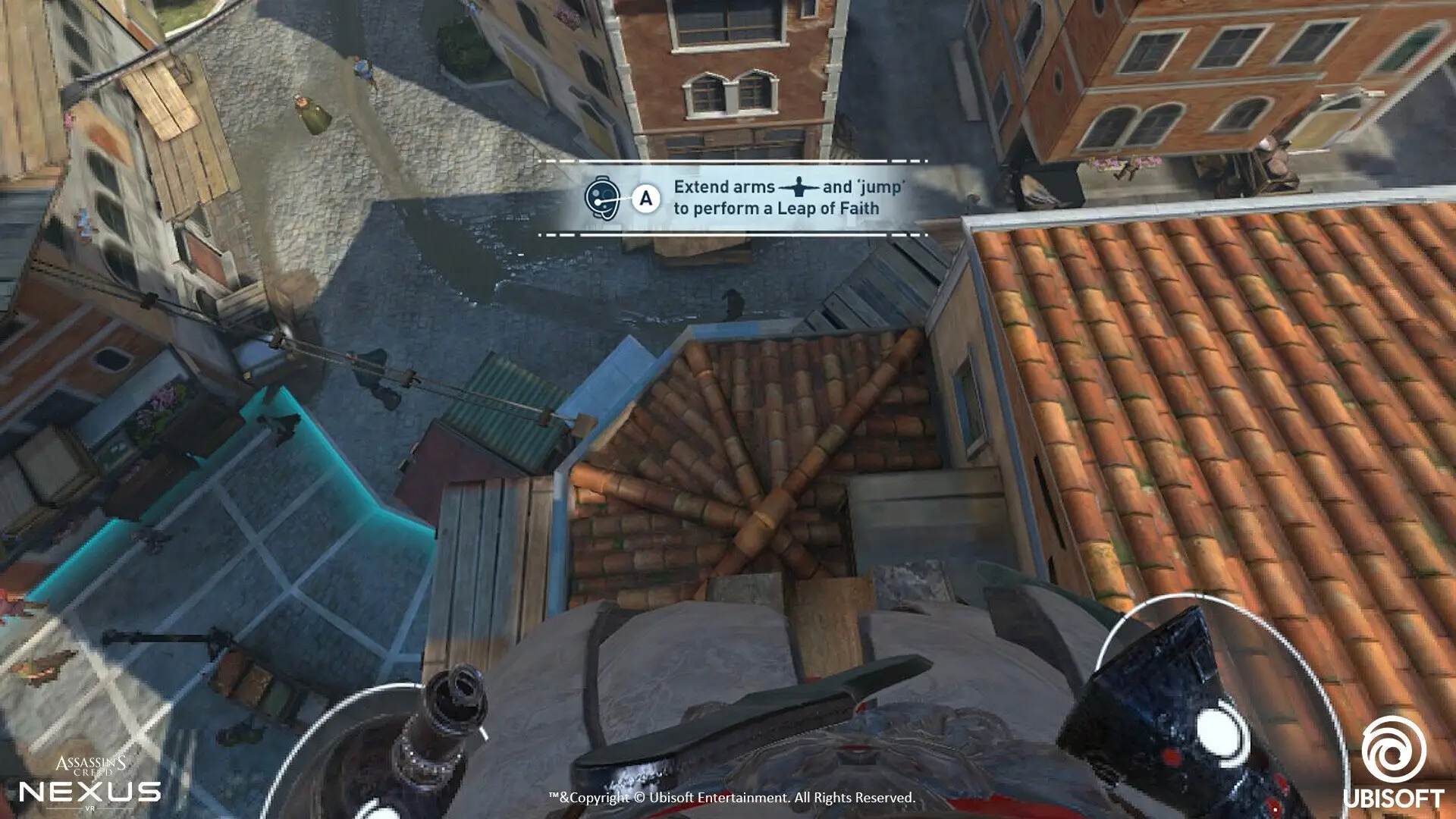 Leap of Faith taught through a physical gesture prompt