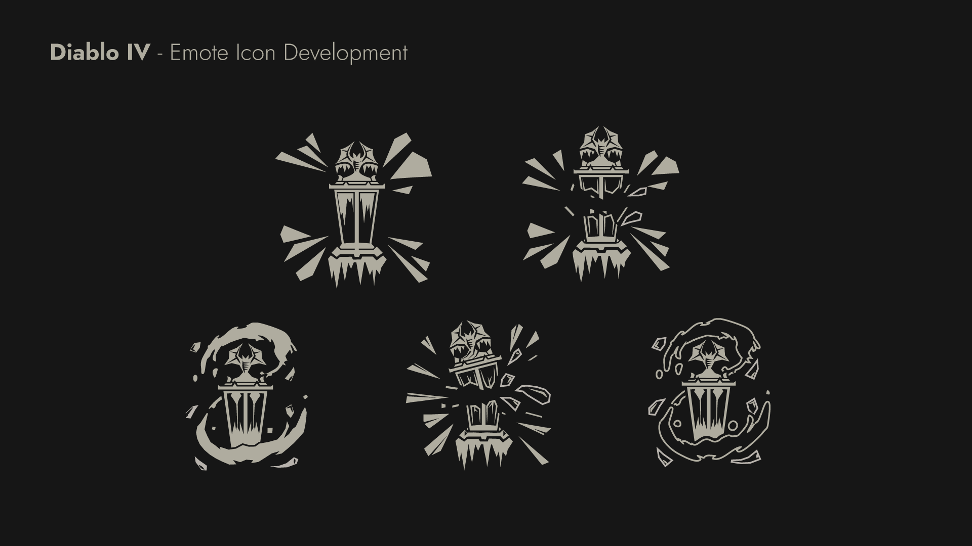 Iconography for player emoticons