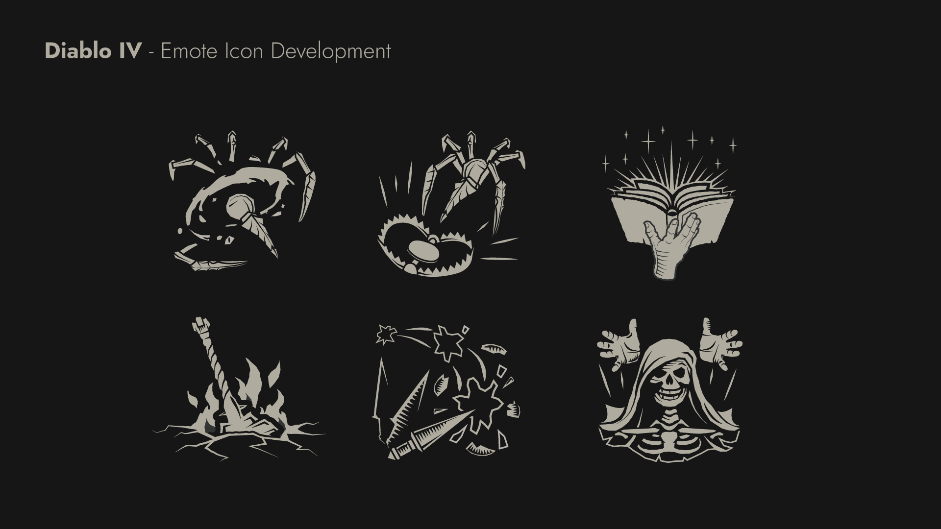 Iconography for player emoticons