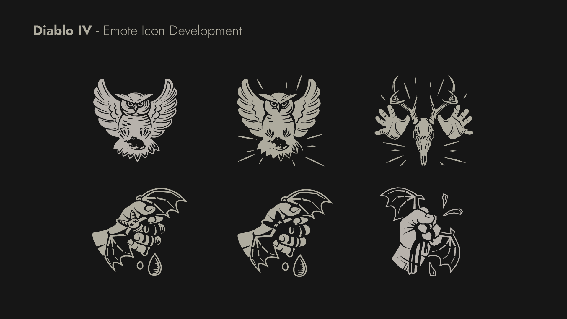 Iconography for player emoticons